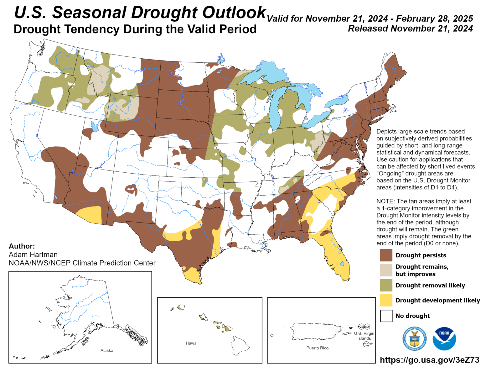 New NOAA Longlead Forecasts for Winter 202425 Climate Impact Company