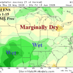 A map of the weather AI-generated content may be incorrect.