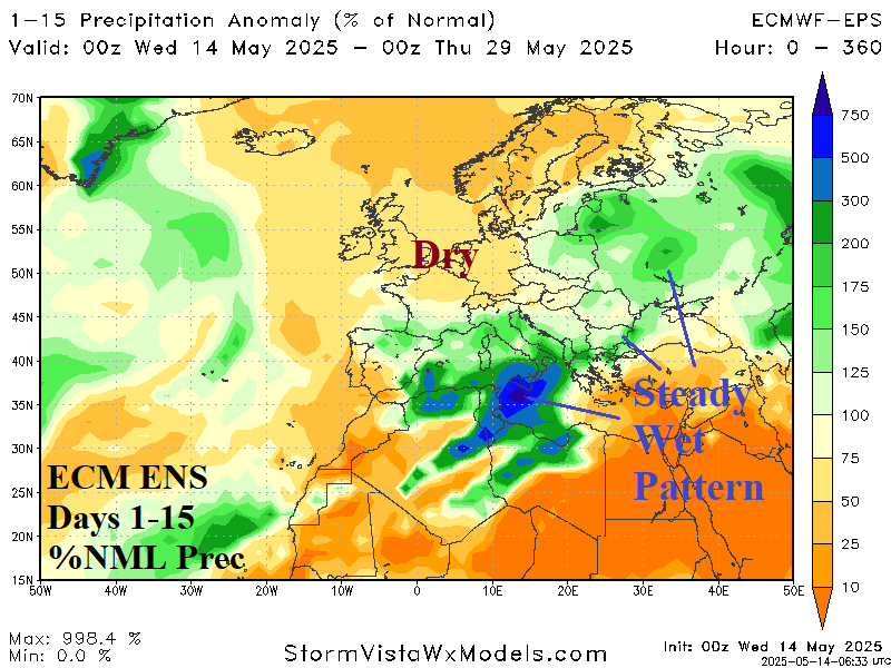 A map of the weather AI-generated content may be incorrect.