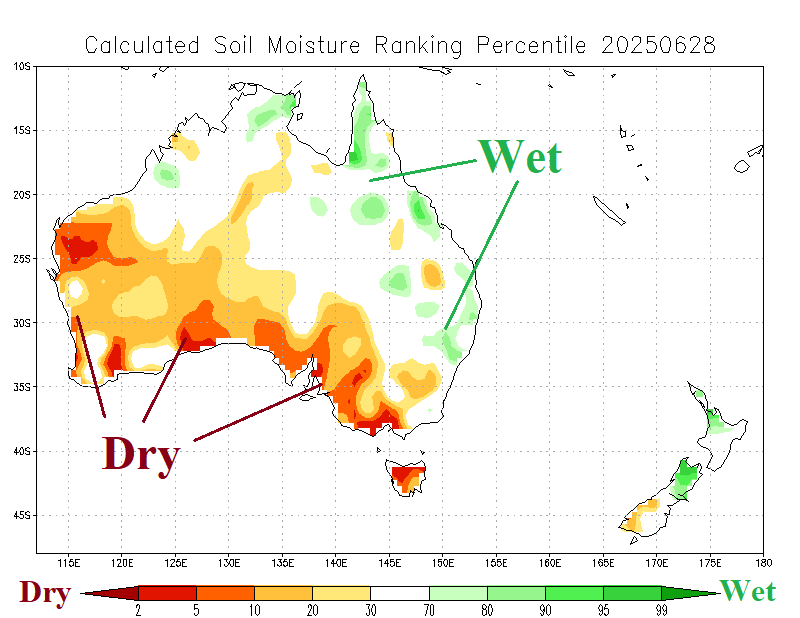 A map of australia with green and orange colors AI-generated content may be incorrect.