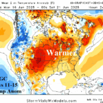 A map of the united states with weather AI-generated content may be incorrect.