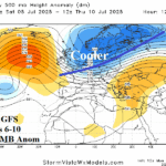 A map of the weather AI-generated content may be incorrect.