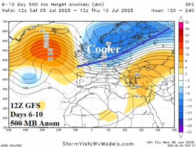 A map of the weather AI-generated content may be incorrect.