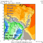 A map of the weather AI-generated content may be incorrect.