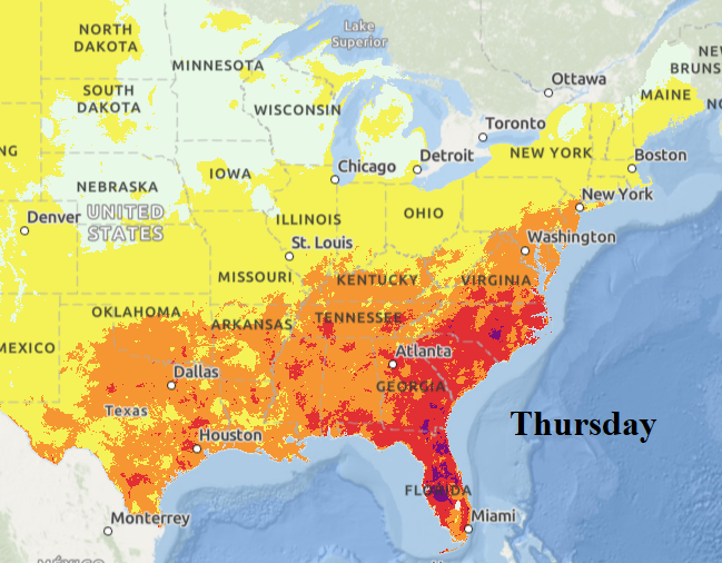 A map of the united states AI-generated content may be incorrect.