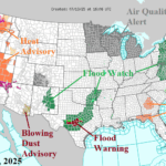A map of the united states with different colored areas AI-generated content may be incorrect.