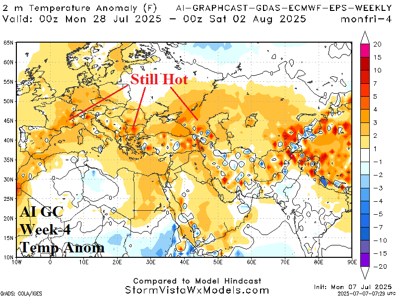 A map of the weather AI-generated content may be incorrect.