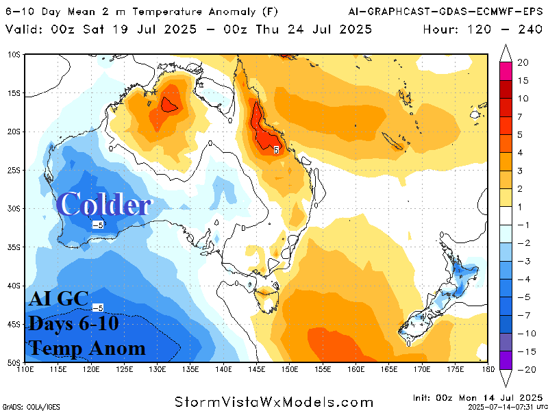A map of the weather AI-generated content may be incorrect.
