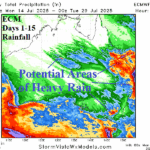 A map of weather forecast AI-generated content may be incorrect.