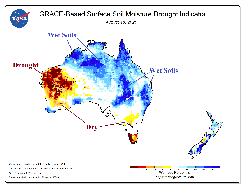 A map of australia with text and labels AI-generated content may be incorrect.