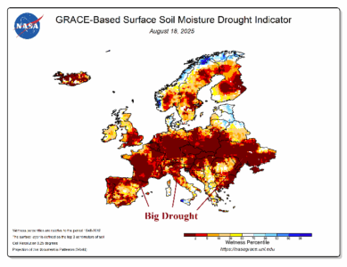 A map of europe with red and yellow spots AI-generated content may be incorrect.