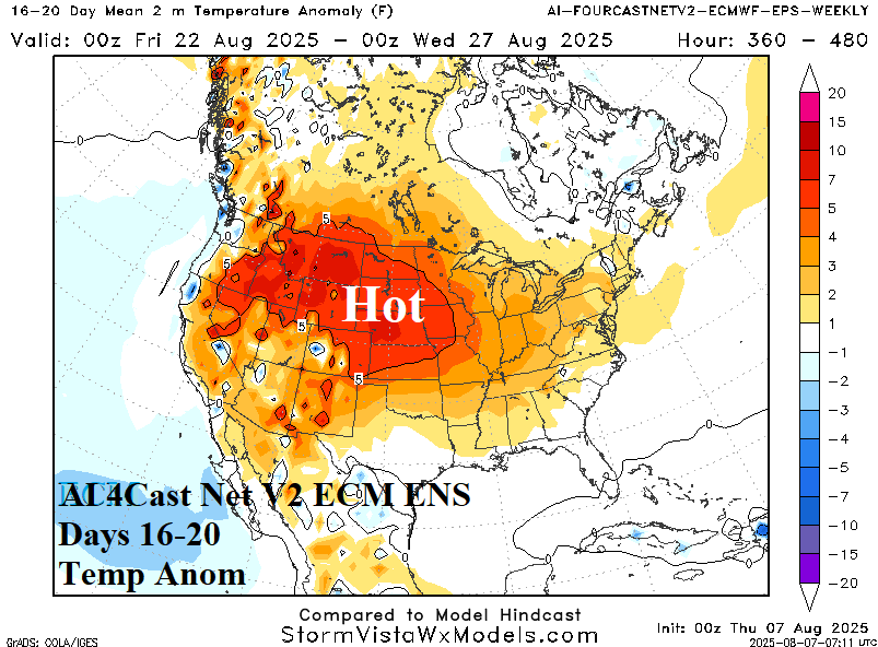 A map of the earth with hot weather AI-generated content may be incorrect.