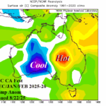 A map of the weather AI-generated content may be incorrect.