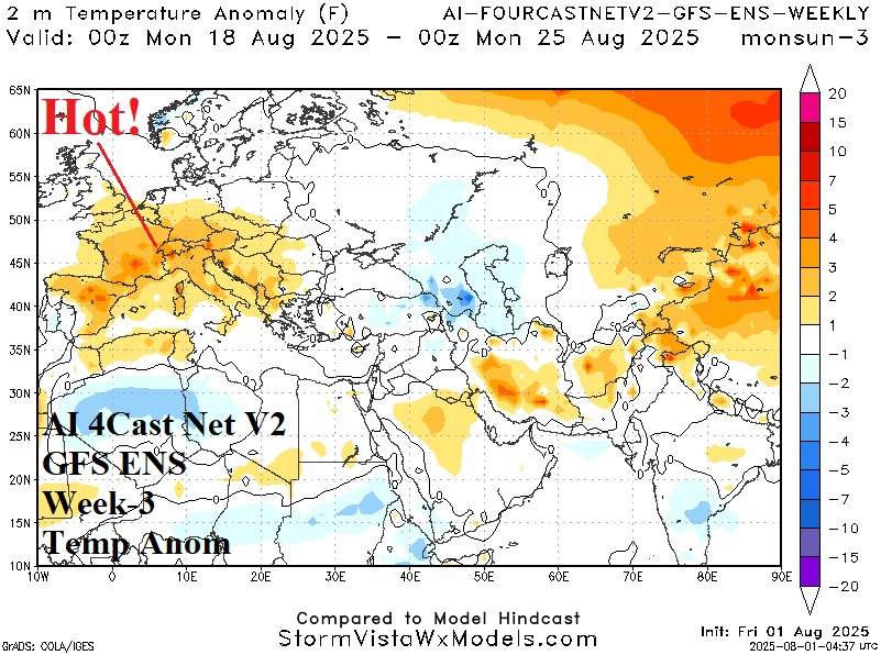 A map of the weather AI-generated content may be incorrect.