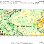 A map of the weather AI-generated content may be incorrect.