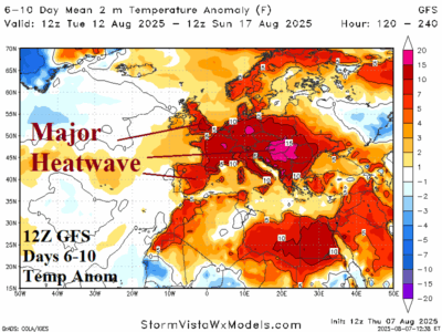 A map of weather forecast AI-generated content may be incorrect.