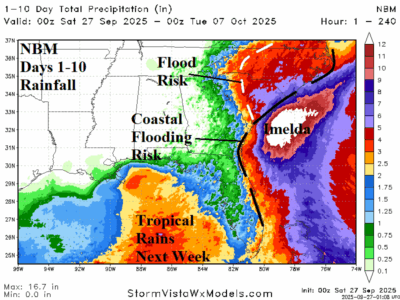 A map of a storm AI-generated content may be incorrect.
