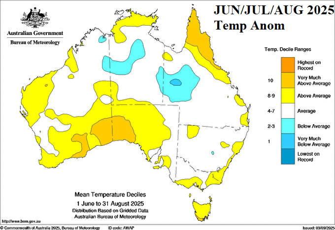 A map of australia with different colored areas AI-generated content may be incorrect.