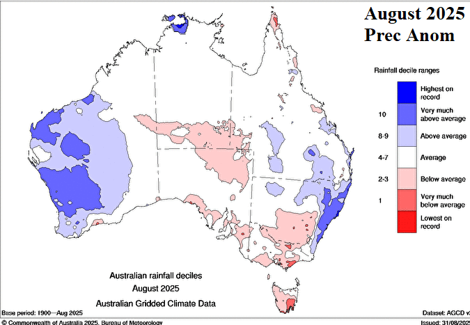 A map of australia with different colored areas AI-generated content may be incorrect.