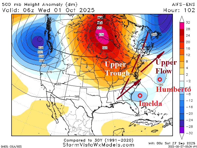 A map of the united states with weather forecast AI-generated content may be incorrect.
