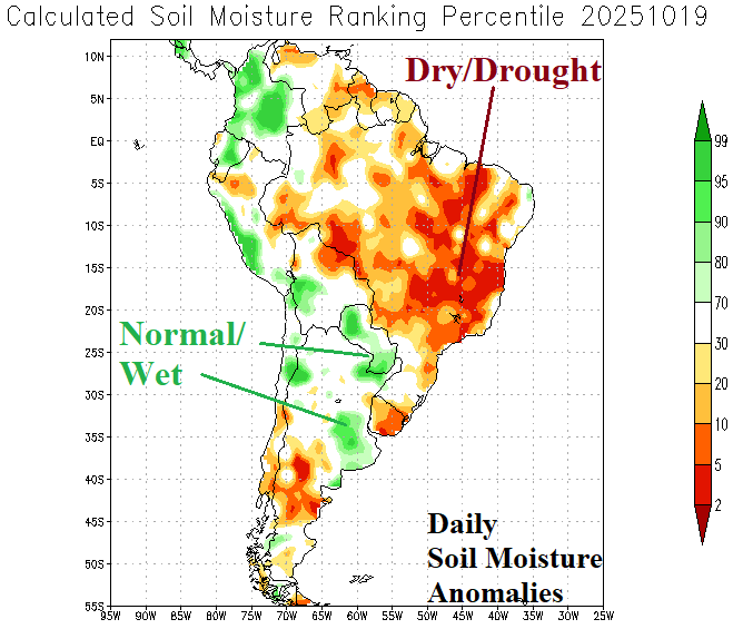 A map of soil moisture AI-generated content may be incorrect.