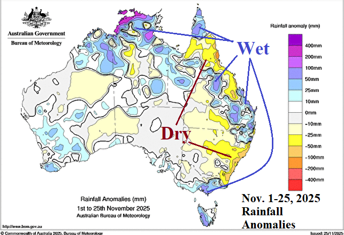 A map of australia with weather forecasts AI-generated content may be incorrect.