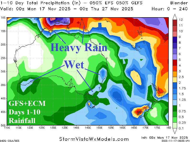 A map of heavy rain AI-generated content may be incorrect.