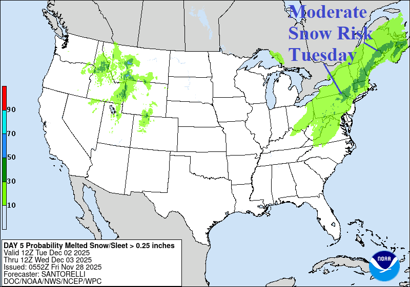 A map of the united states with green snow AI-generated content may be incorrect.