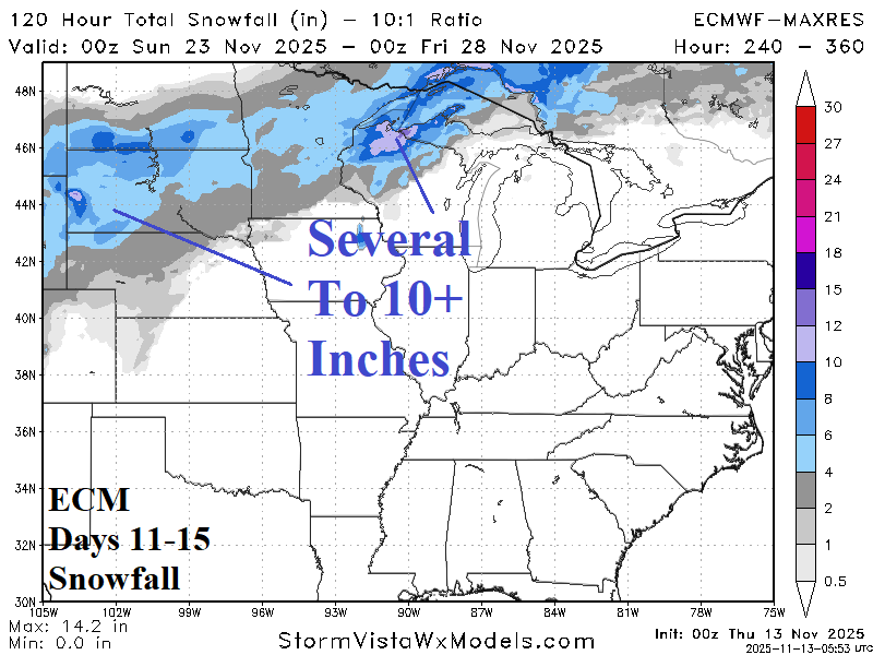 A map of the united states with snow and ice AI-generated content may be incorrect.