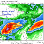 A map of the weather AI-generated content may be incorrect.