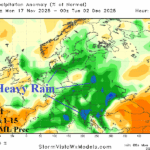 A map of weather forecast AI-generated content may be incorrect.