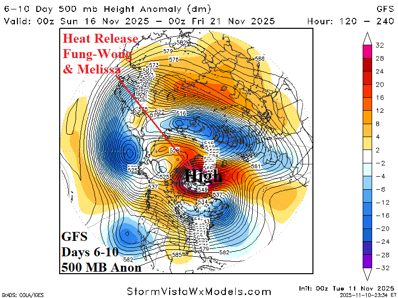A map of weather with red and blue circles AI-generated content may be incorrect.