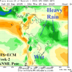A map of the weather AI-generated content may be incorrect.