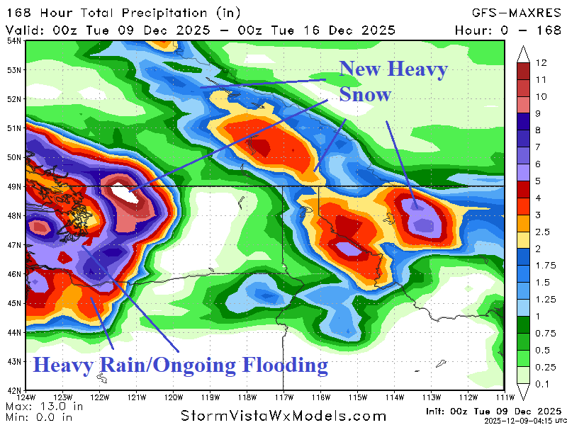 A map of weather forecast AI-generated content may be incorrect.