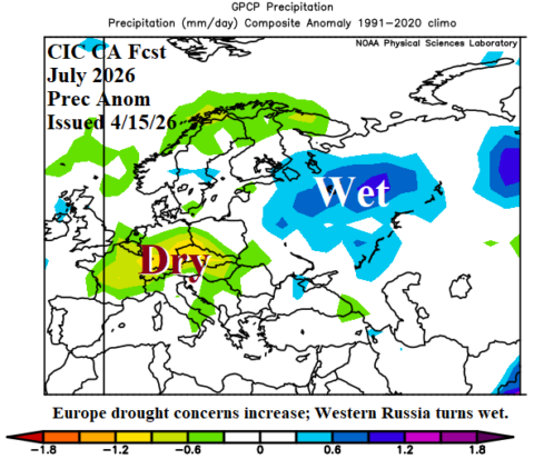 Major Drought for Europe During Summer 2026 - Climate Impact Company