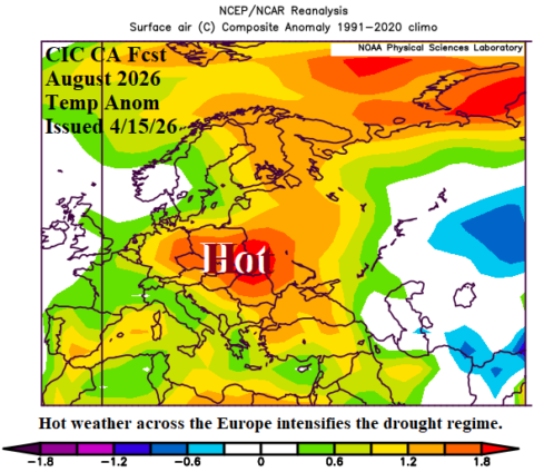 Major Drought for Europe During Summer 2026 - Climate Impact Company