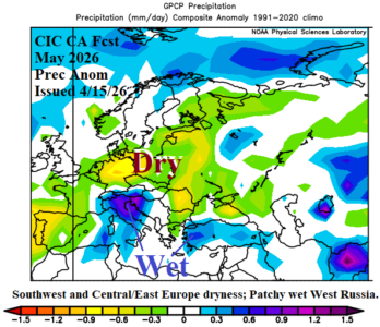 Major Drought for Europe During Summer 2026 - Climate Impact Company