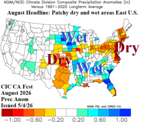 Updated Summer 2026 Outlook: Hot Northwest/West and Gulf States; Wet ...